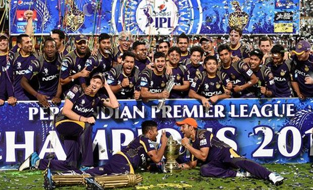 After a thrilling win over KXIP in the IPL 7 final, Kolkata Knight Riders continued to celebrate their second IPL trophy win in some style. Photo: PTI After a thrilling win over KXIP in the IPL 7 final, Kolkata Knight Riders continued to celebrate their second IPL trophy win in some style. Photo: PTI